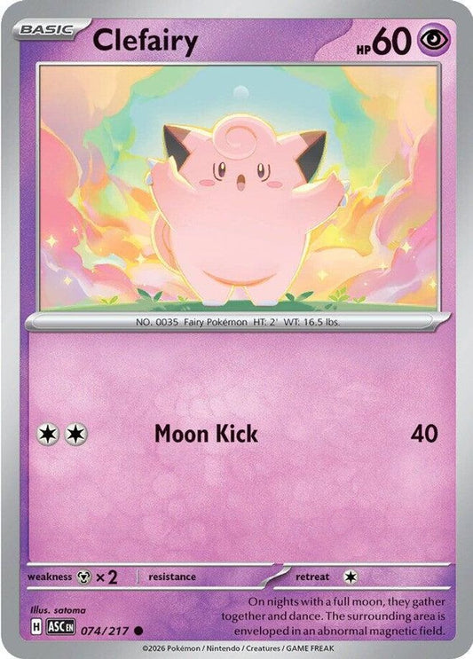 074/217 - Clefairy - Ascended Heroes - Common