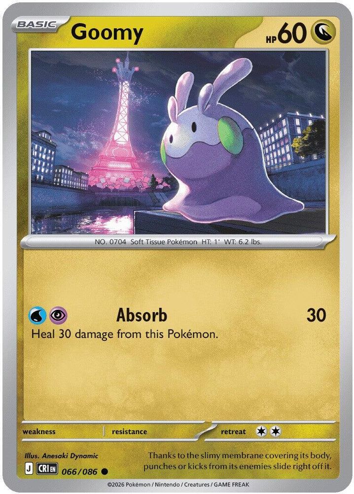 066/086 - Goomy REVERSE HOLO - Chaos Rising - Common