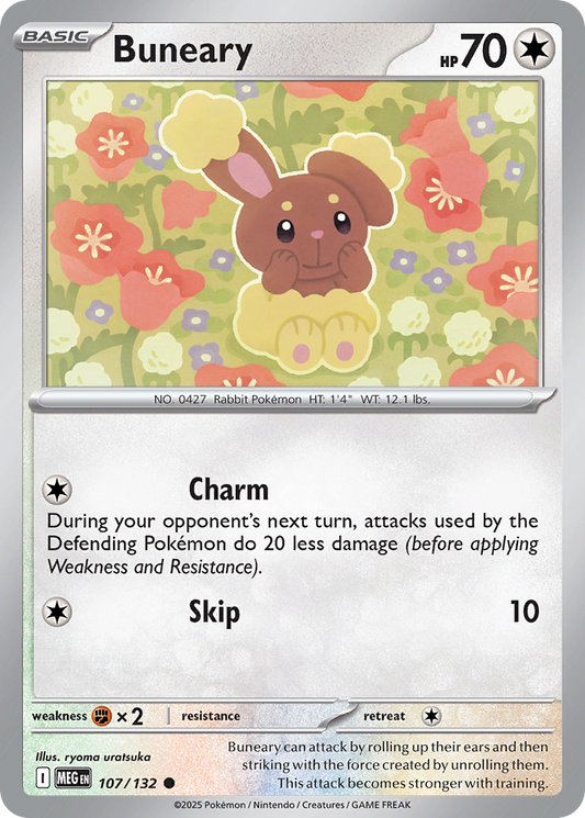107/132 - Buneary - Mega Evolution - Common