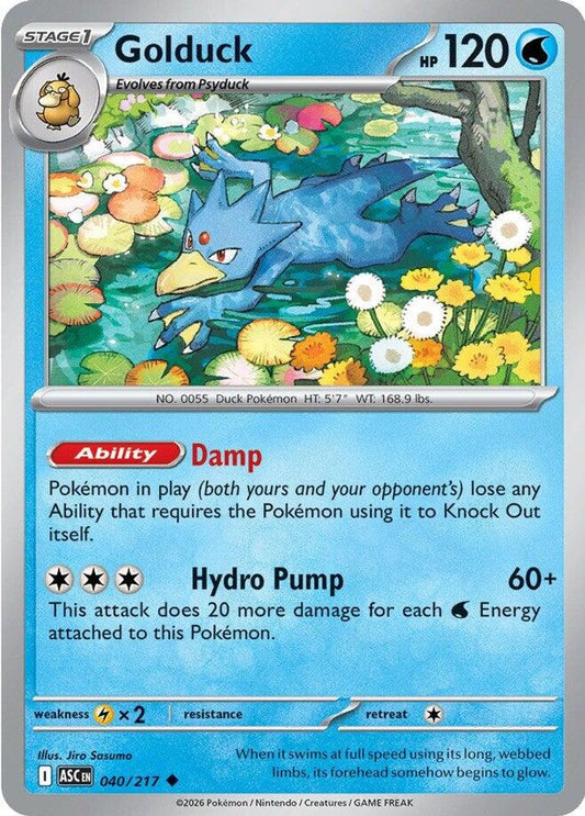 040/217 - Golduck - Ascended Heroes - Uncommon