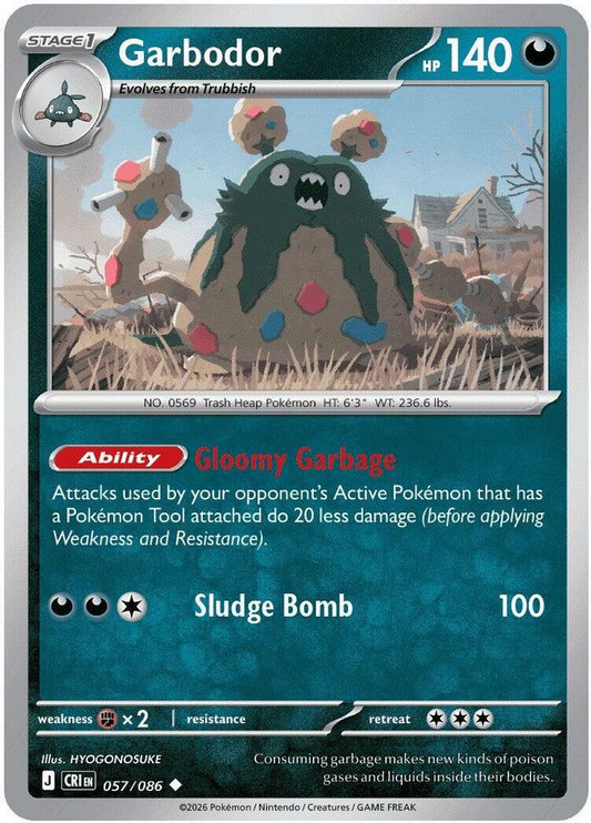 057/086 - Garbodor - Chaos Rising - Uncommon