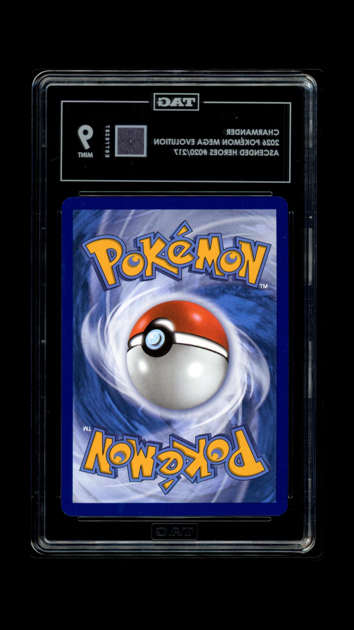Charmander 020/217 PokeMon Mega Evolution Ascended Heroes Pokemon TAG 9 Mint