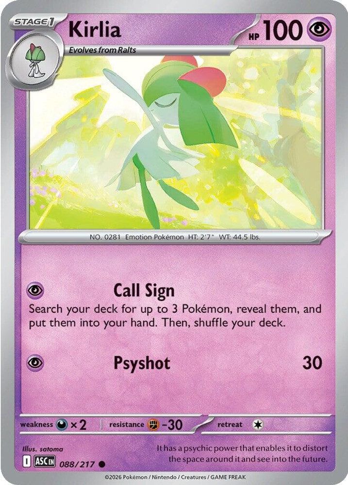 088/217 - Kirlia - Ascended Heroes - Common