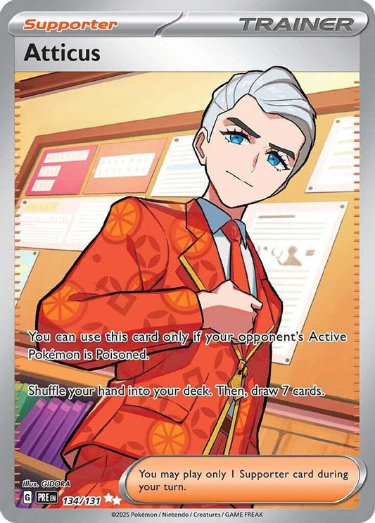 134/131 - Atticus HOLO - Prismatic Evolutions - Ultra Rare
