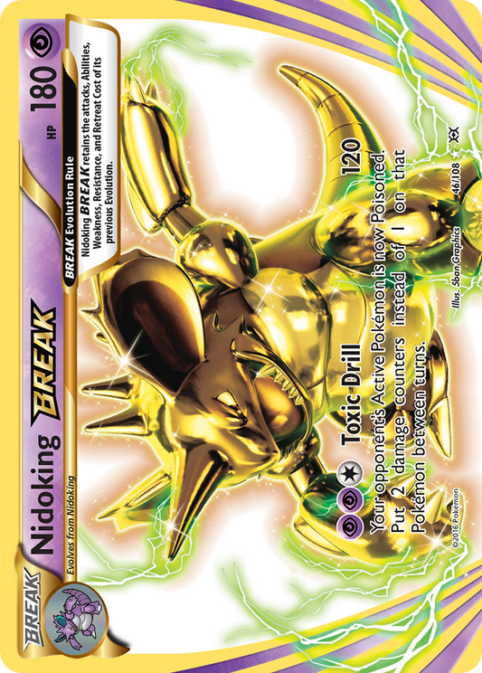 46/108 - Nidoking BREAK HOLO - Evolutions - BREAK