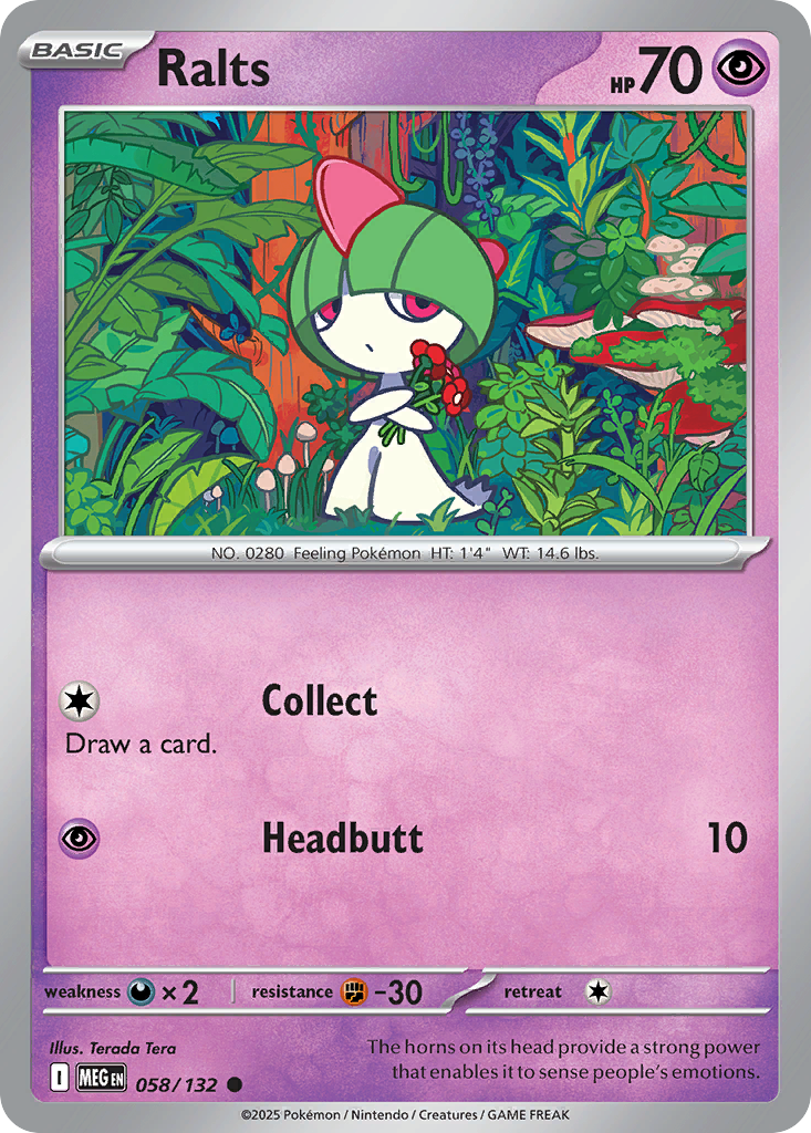 058/132 - Ralts - Mega Evolution - Common