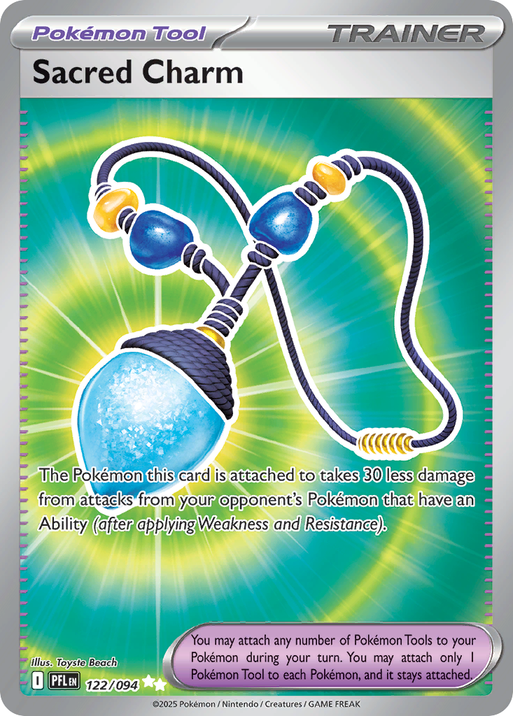 122/094 - Sacred Charm HOLO - Phantasmal Flames - Ultra Rare