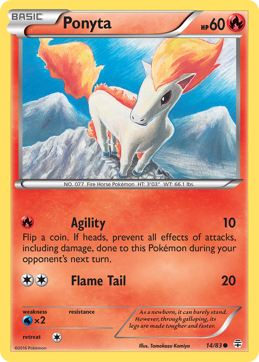 14/83 - Ponyta - Generations - Common