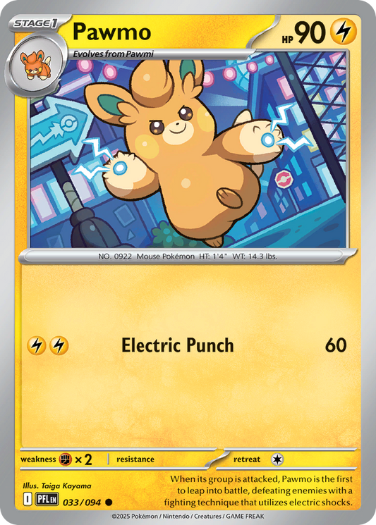 033/094 - Pawmo - Phantasmal Flames - Common