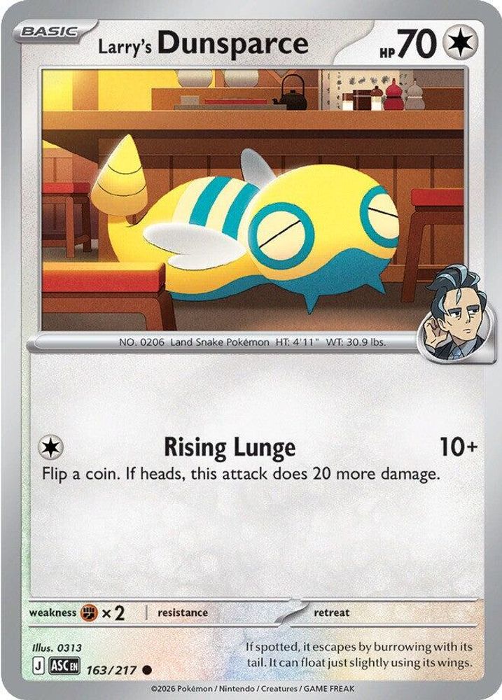 163/217 - Larry's Dunsparce - Ascended Heroes - Common