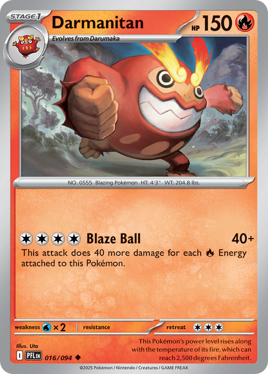 016/094 - Darmanitan - Phantasmal Flames - Uncommon