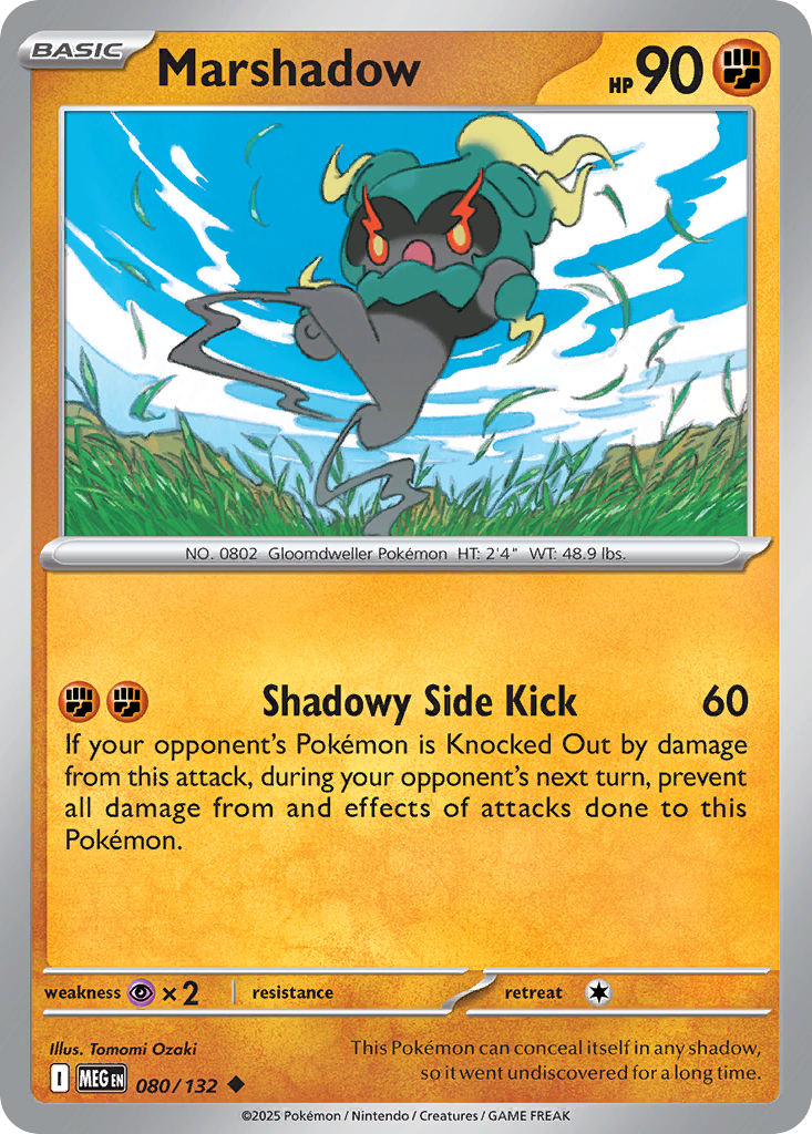 080/132 - Marshadow - Mega Evolution - Uncommon