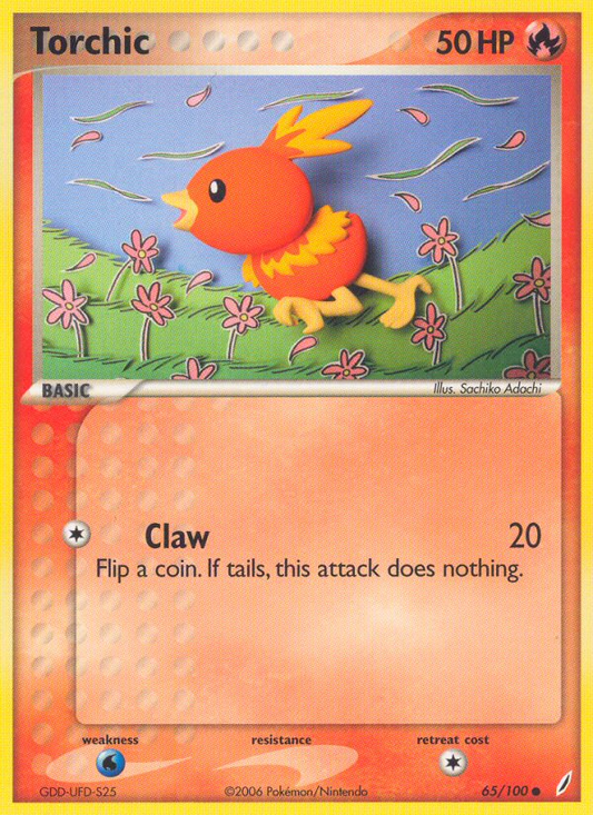 65/100 - Torchic - Crystal Guardians - Common