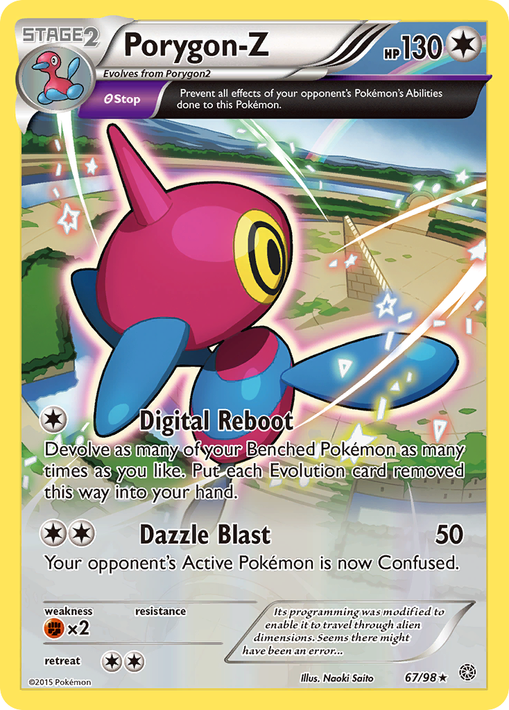 67/98 - Porygon-Z HOLO - Ancient Origins - Rare
