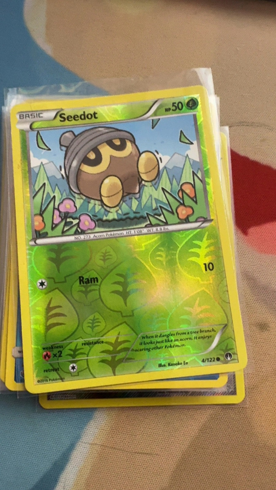 4/122 - Seedot REVERSE HOLO - BREAKpoint - Common