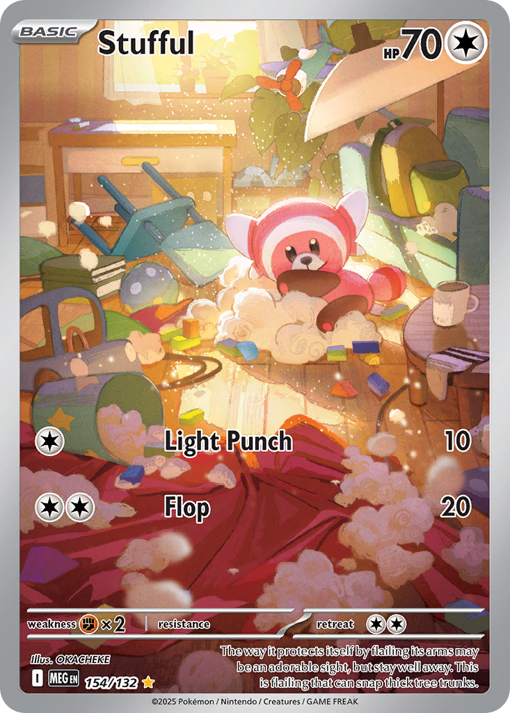 154/132 - Stufful HOLO - Mega Evolution - Illustration Rare