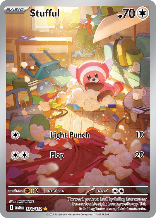 154/132 - Stufful HOLO - Mega Evolution - Illustration Rare