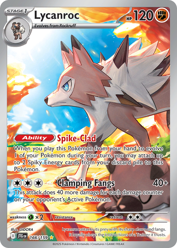 166/159 - Lycanroc HOLO - Journey Together - Illustration Rare