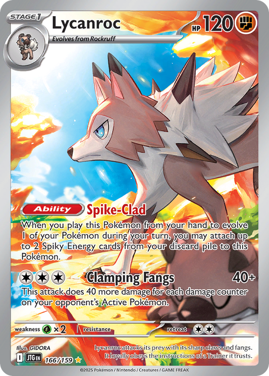 166/159 - Lycanroc HOLO - Journey Together - Illustration Rare