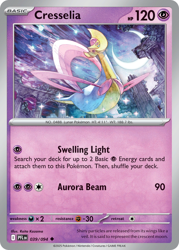 039/094 - Cresselia - Phantasmal Flames - Uncommon