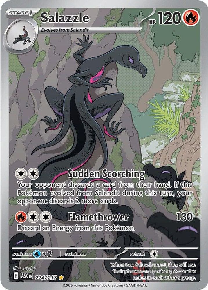 224/217 - Salazzle HOLO - Ascended Heroes - Illustration Rare