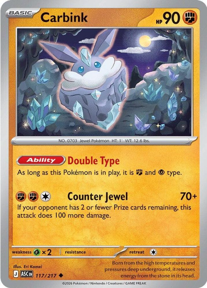 117/217 - Carbink - Ascended Heroes - Uncommon
