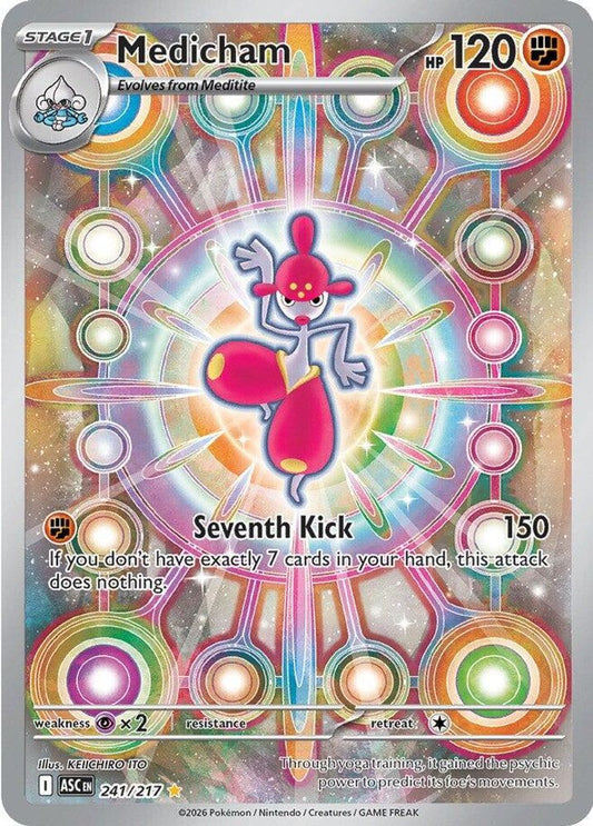 241/217 - Medicham HOLO - Ascended Heroes - Illustration Rare