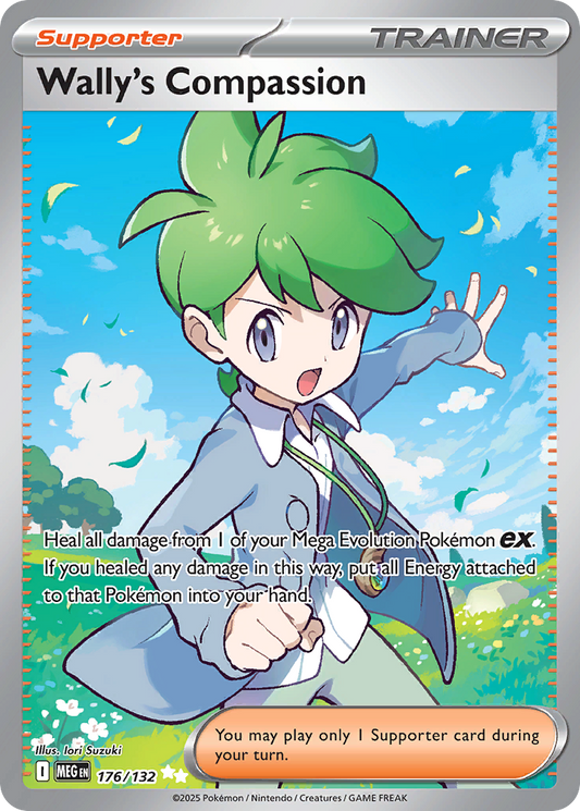 176/132 - Wally's Compassion HOLO - Mega Evolution - Ultra Rare