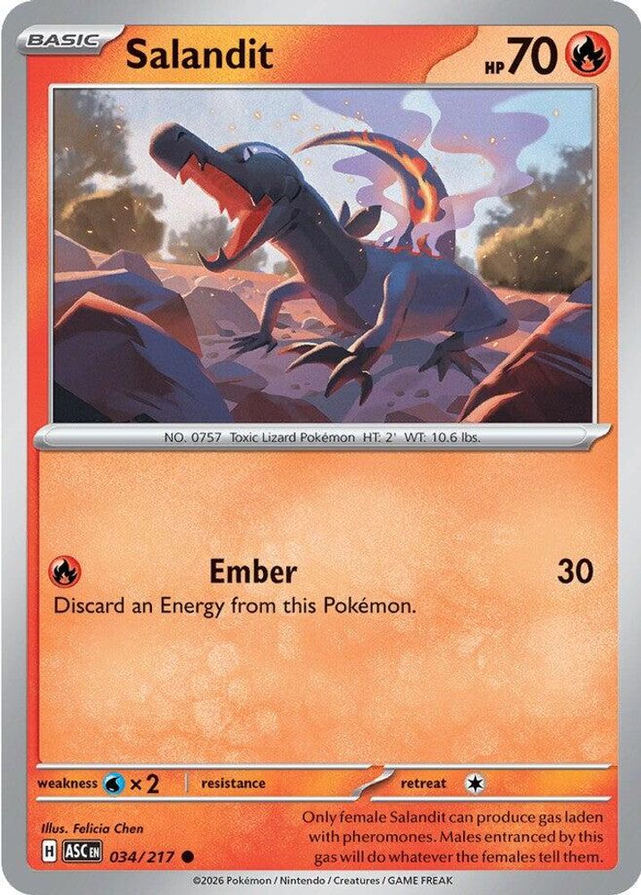 034/217 - Salandit - Ascended Heroes - Common