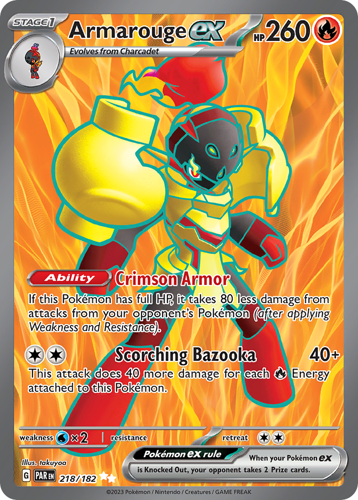 218/182 - Armarouge ex HOLO - Paradox Rift - Ultra Rare