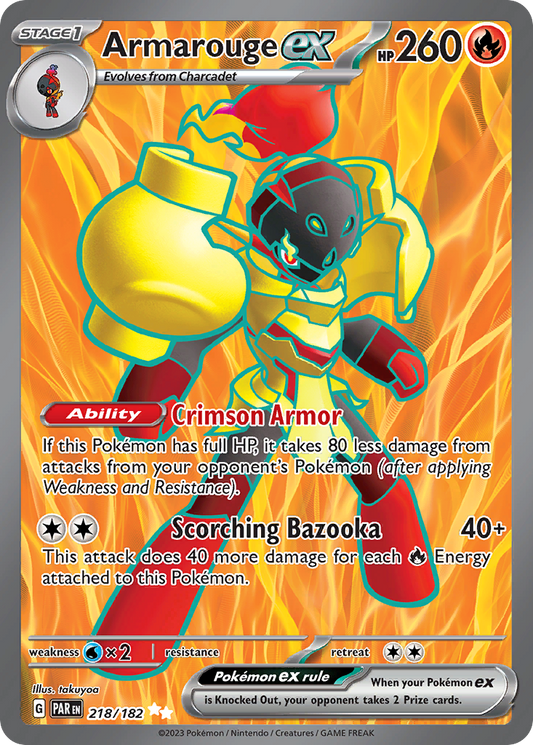 218/182 - Armarouge ex HOLO - Paradox Rift - Ultra Rare