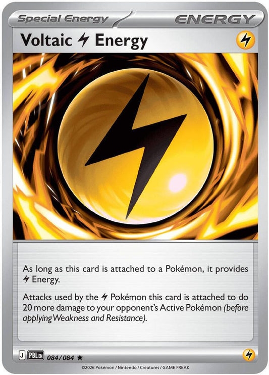 084/084 - Voltaic Lightning Energy - Pitch Black - Rare