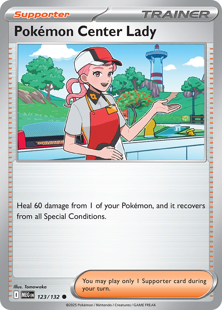 123/132 - Pokemon Center Lady - Mega Evolution - Common