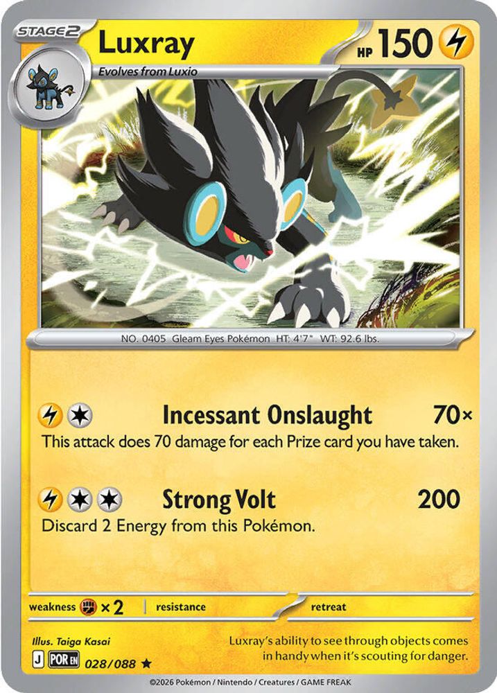 028/088 - Luxray - Perfect Order - Rare