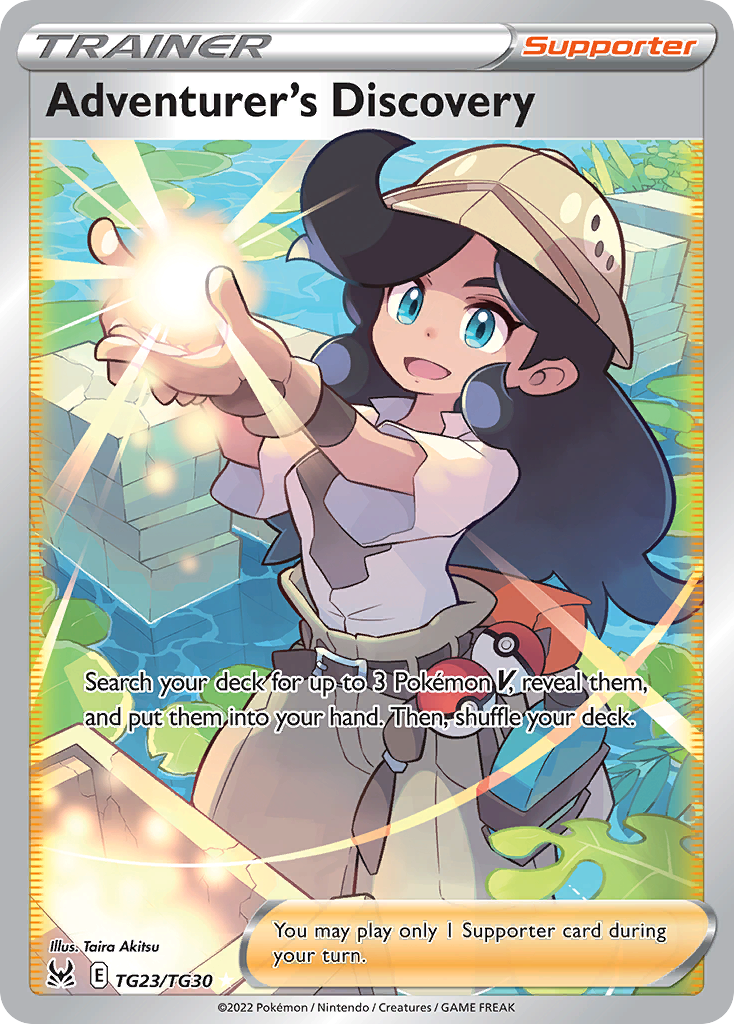 TG23/TG30 - Adventurer's Discovery HOLO - Lost Origin Trainer Gallery -