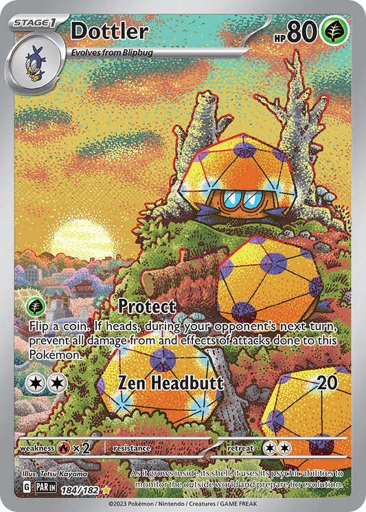 184/182 - Dottler HOLO - Paradox Rift - Illustration Rare