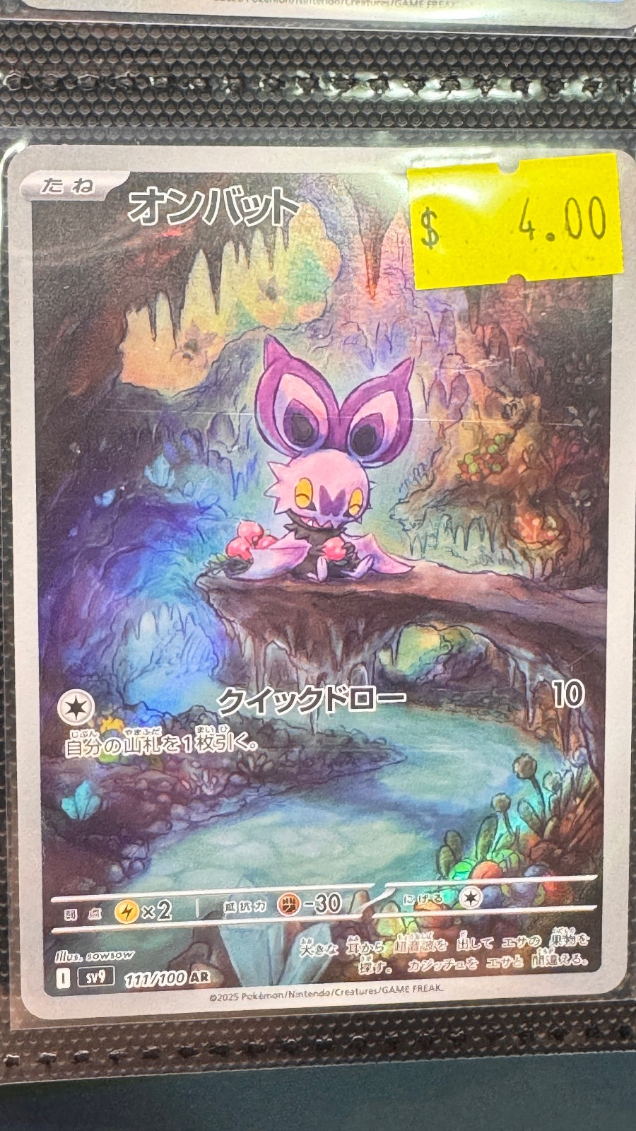 111/100 - Noibat HOLO - Battle Partners - Art Rare