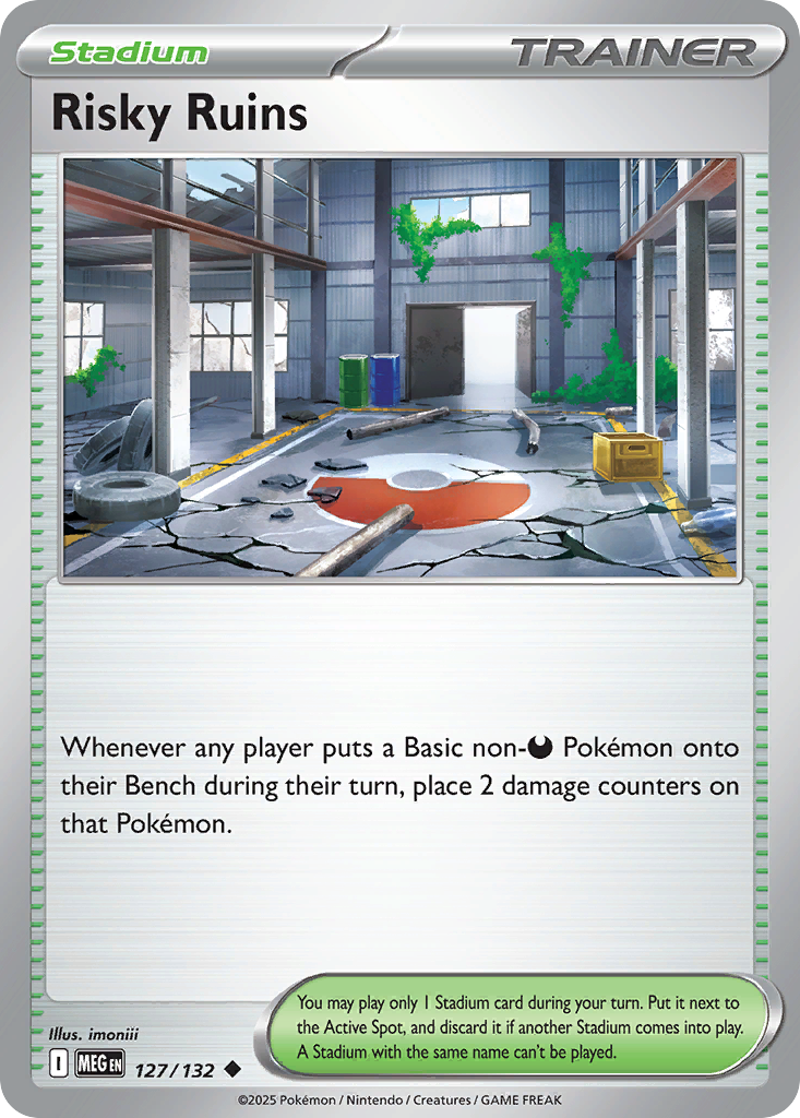 127/132 - Risky Ruins - Mega Evolution - Uncommon