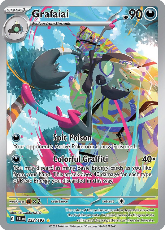 223/193 - Grafaiai HOLO - Paldea Evolved - Illustration Rare