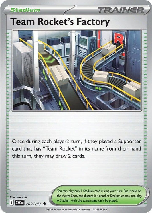 203/217 - Team Rocket's Factory - Ascended Heroes - Uncommon