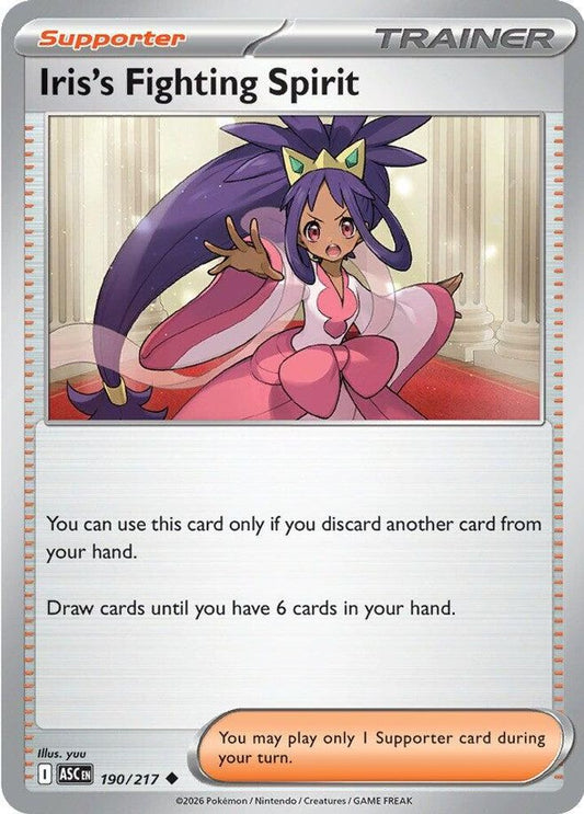 190/217 - Iris's Fighting Spirit - Ascended Heroes - Uncommon