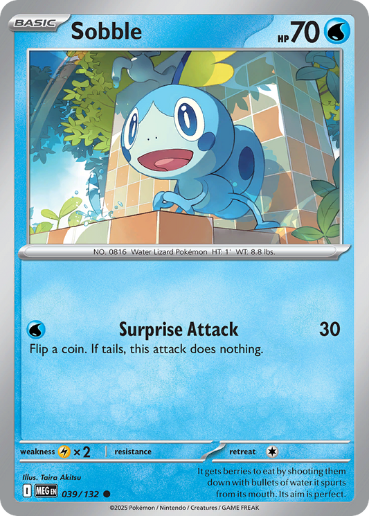 039/132 - Sobble - Mega Evolution - Common