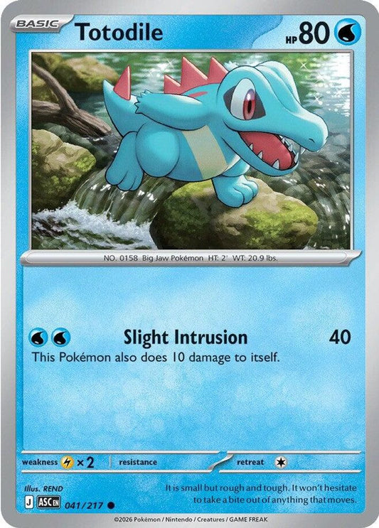 041/217 - Totodile - Ascended Heroes - Common