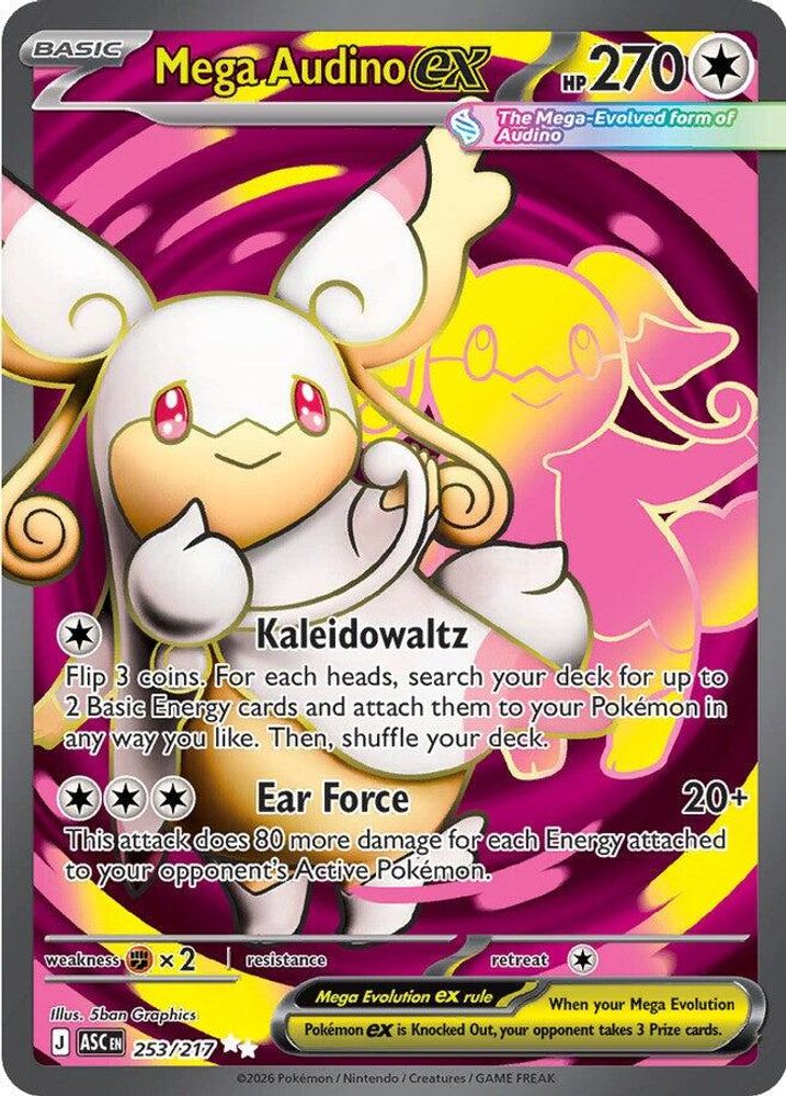 253/217 - Mega Audino ex HOLO - Ascended Heroes - Ultra Rare