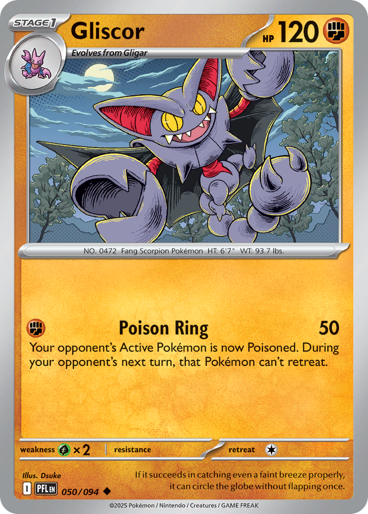 050/094 - Gliscor - Phantasmal Flames - Uncommon