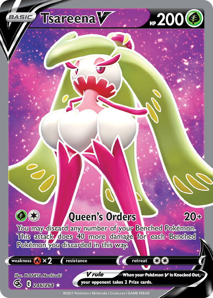 246/264 - Tsareena V HOLO - Fusion Strike - Ultra Rare