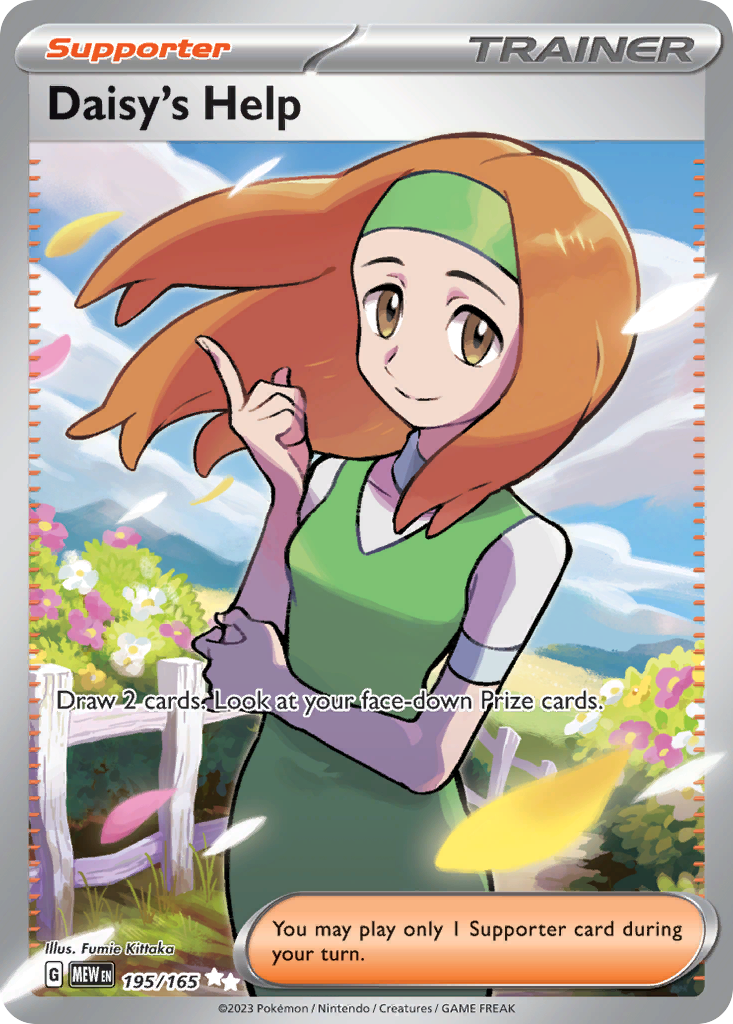 195/165 - Daisy's Help HOLO - 151 - Ultra Rare