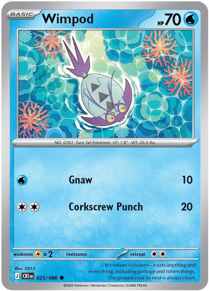 025/086 - Wimpod REVERSE HOLO - Chaos Rising - Common