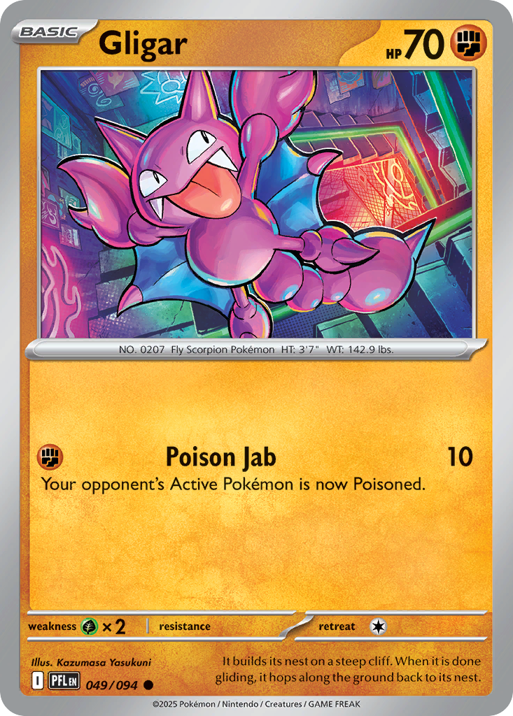 049/094 - Gligar - Phantasmal Flames - Common