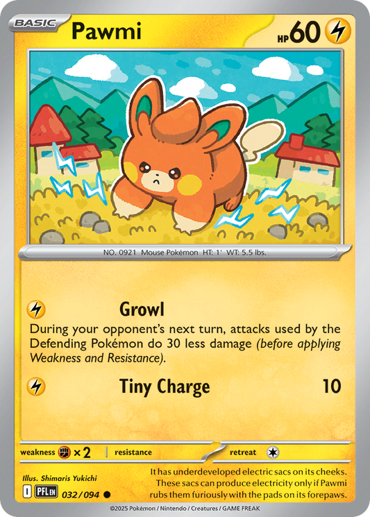 032/094 - Pawmi - Phantasmal Flames - Common